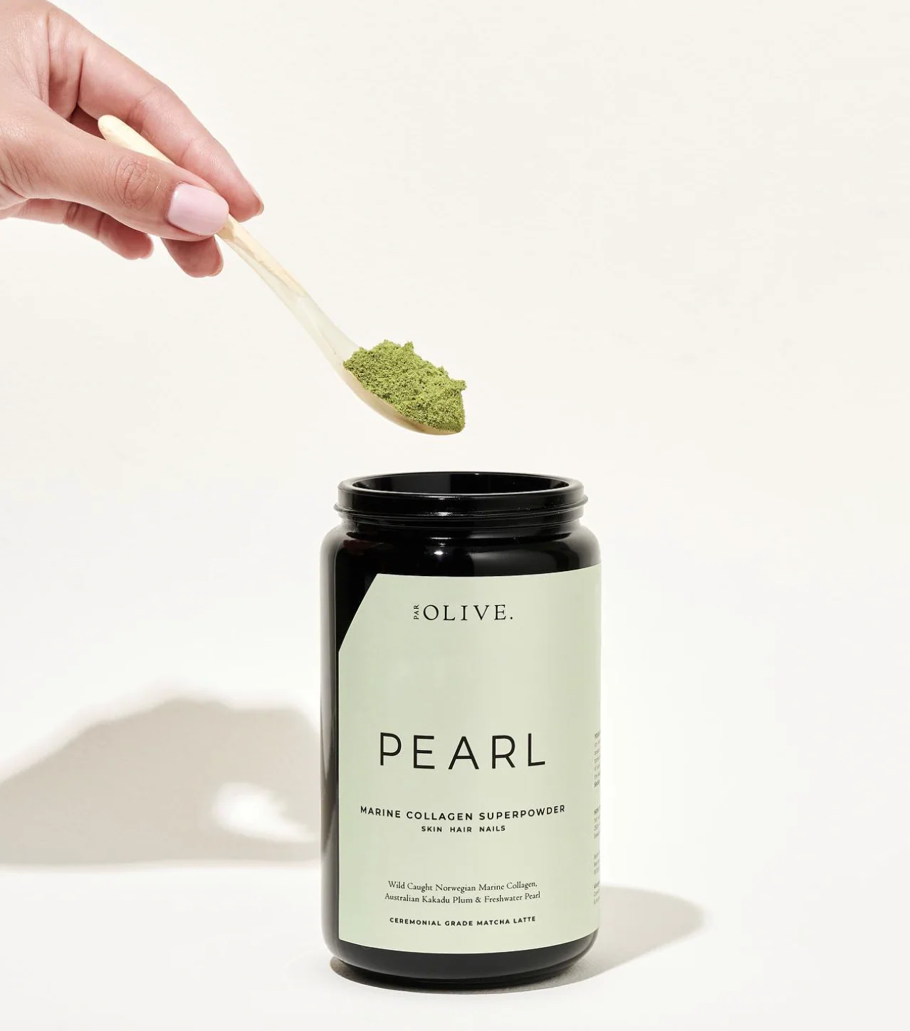 Pearl Marine Collagen Superpowder (Japanese Matcha) Jar 150g - Image 3