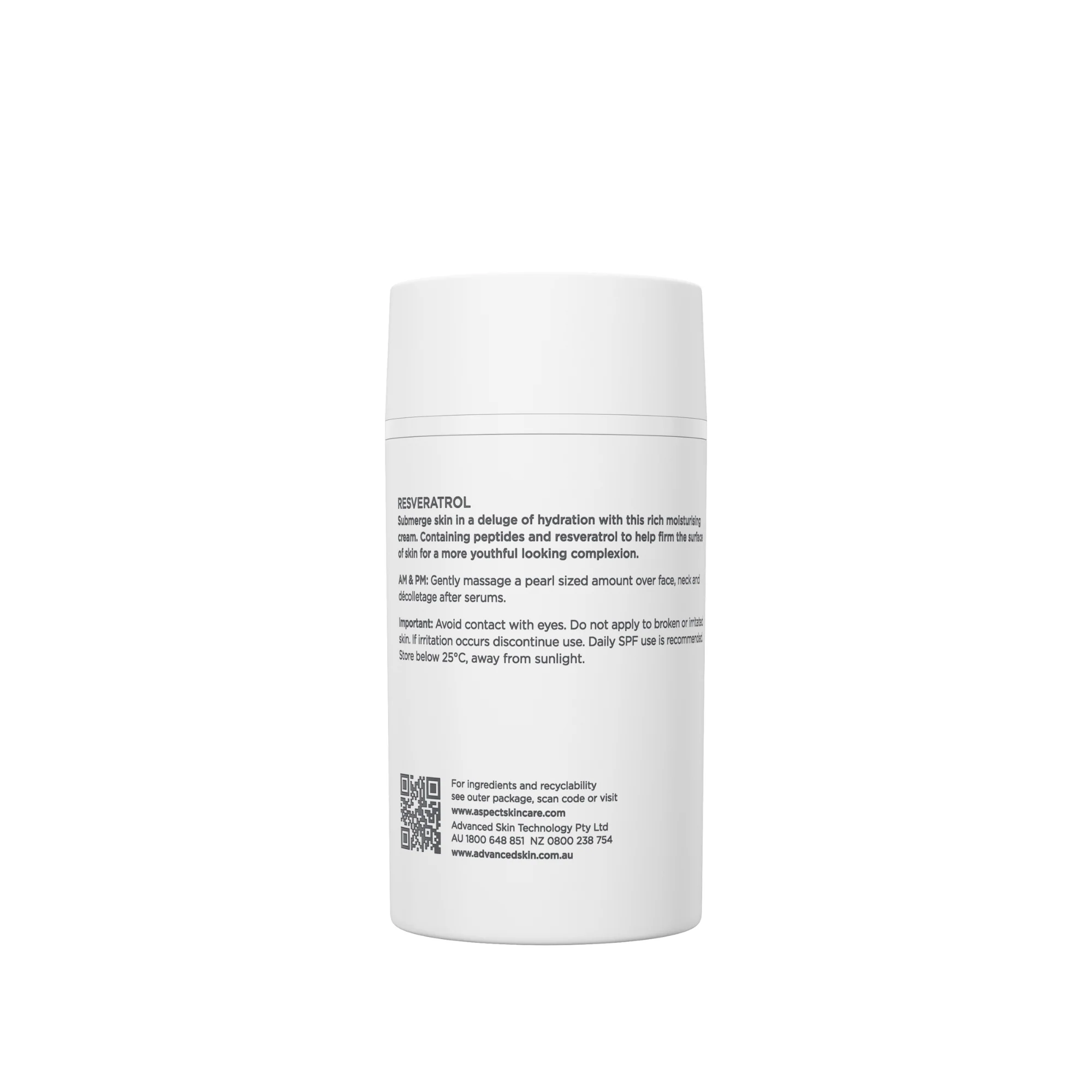 Resveratrol Moisturising Cream 50g - Image 3